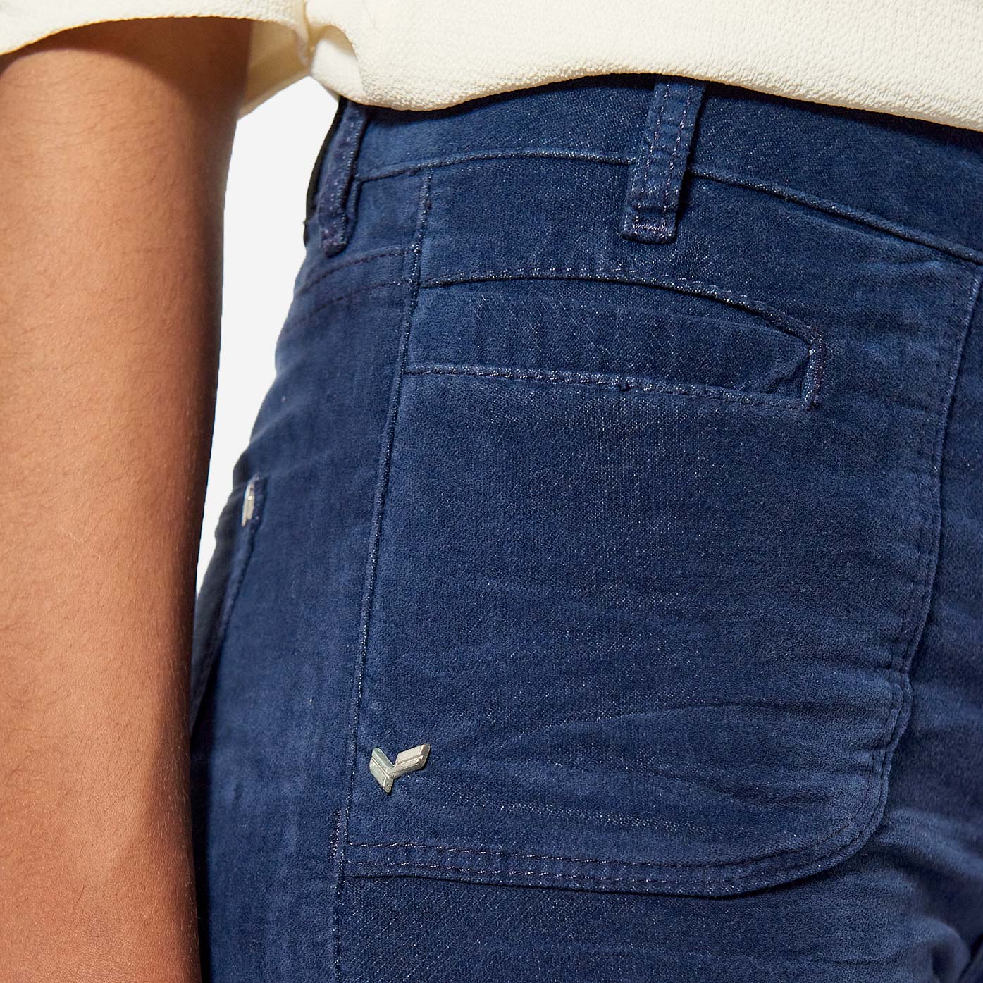 LUCKY  Jean bleu bootcut Femme