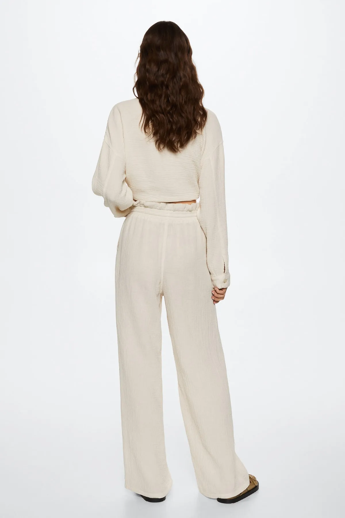 MANGO  Ecru Damenjeans 37031289