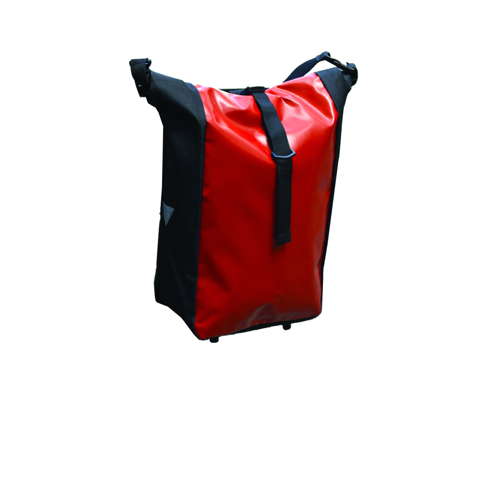 TOP VELO Tarpaulin Fahrradtasche - rot