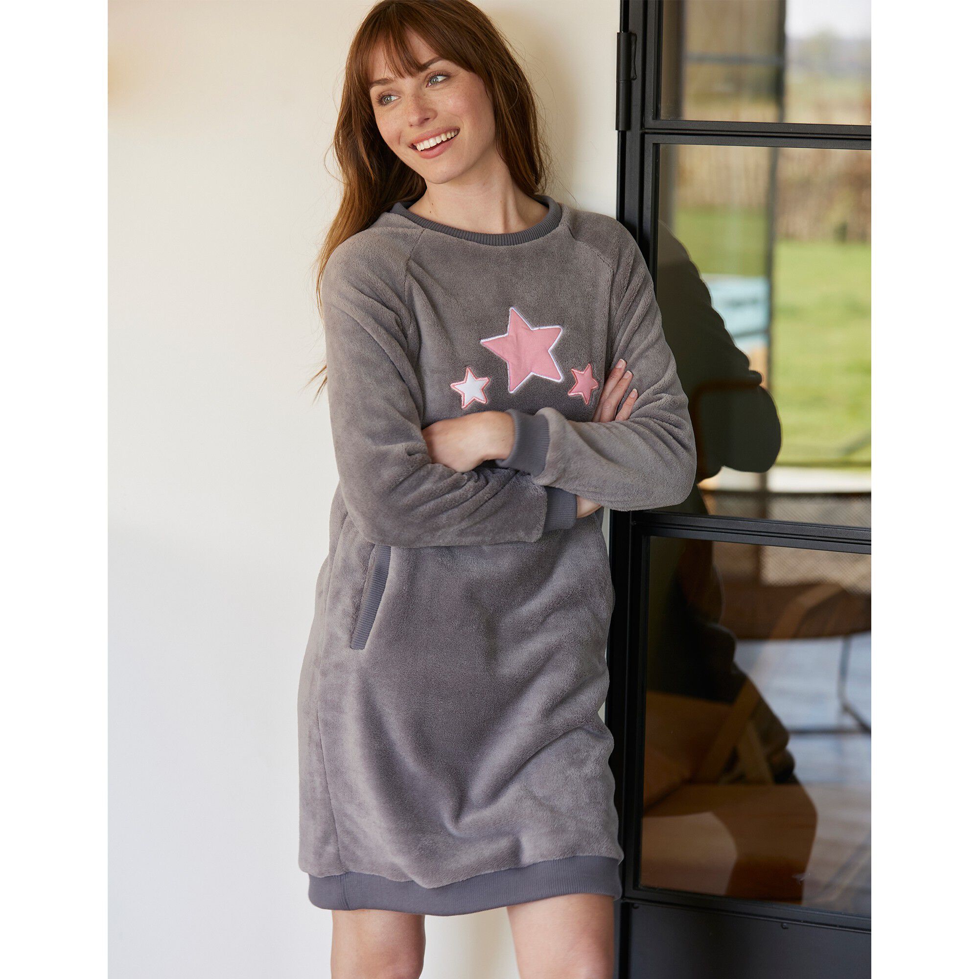 Chemise de nuit polaire 
