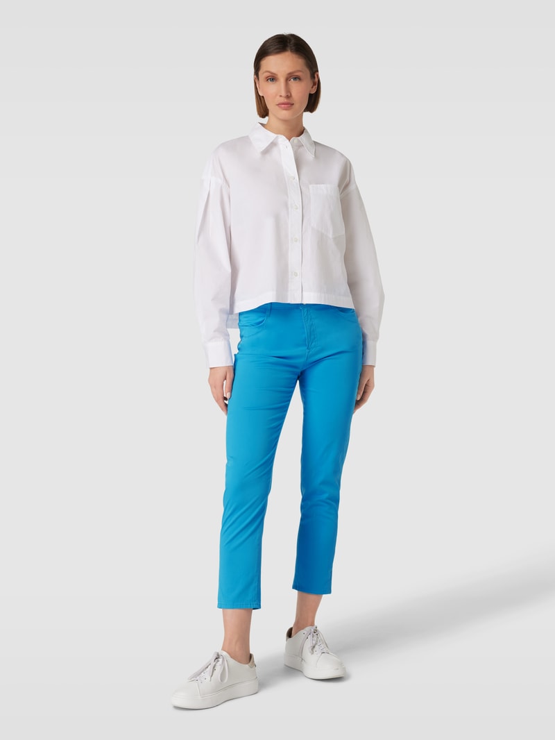 Slim Fit Jeans mit Stretch-Anteil Modell 'Mary' in blau