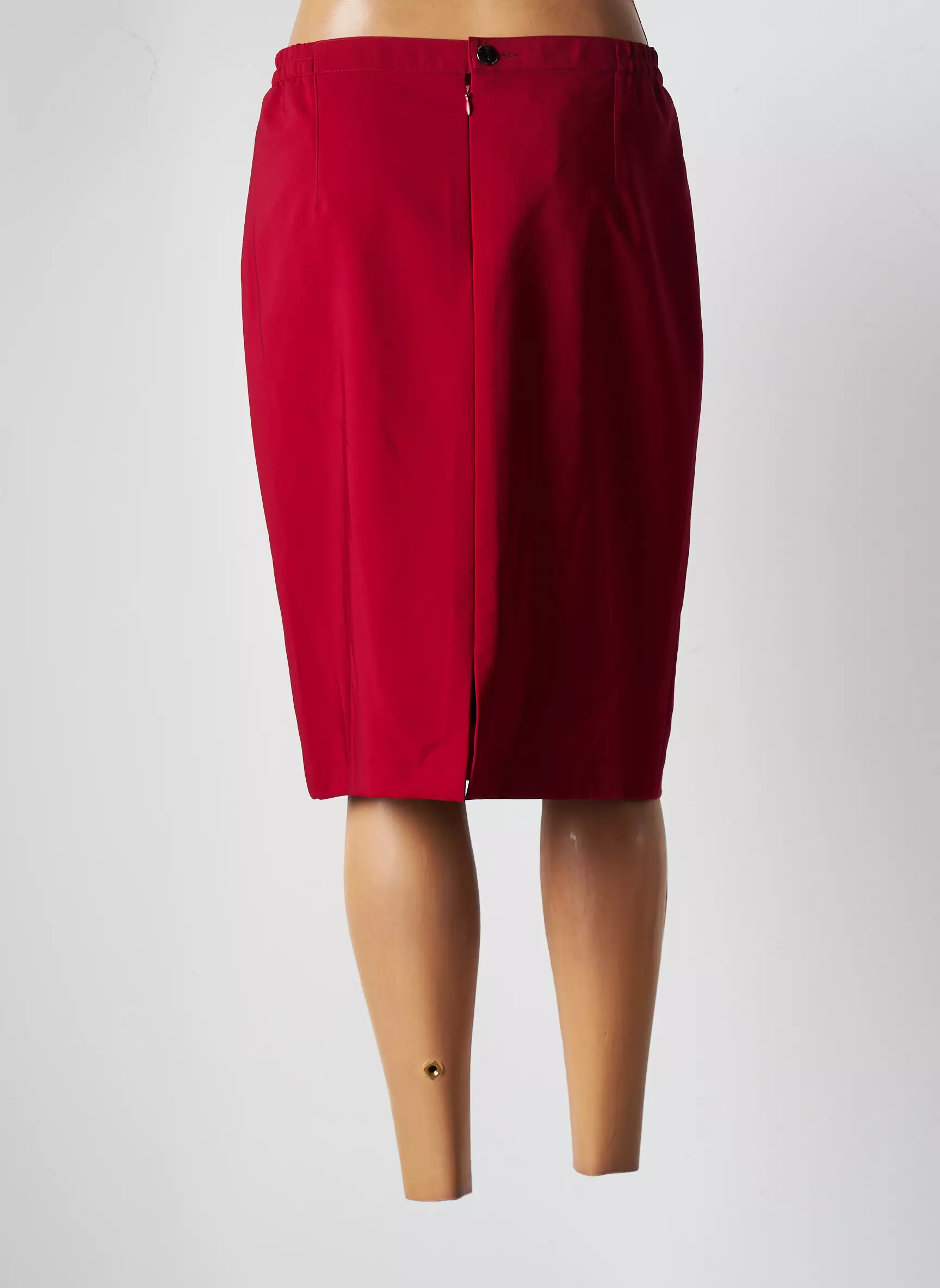Jumfil Jupes Mi Longues Femme couleur rouge
