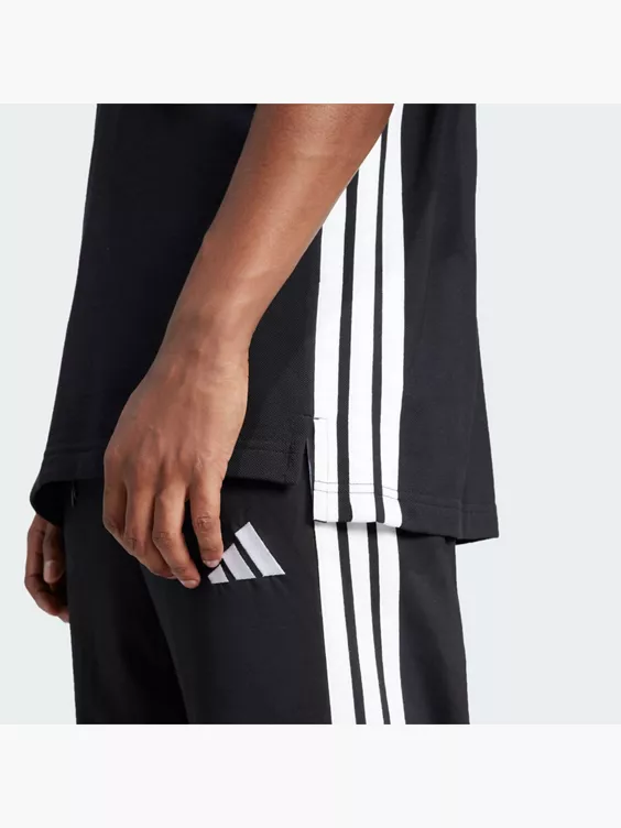adidas Essentials 3-Streifen Piqué Poloshirt