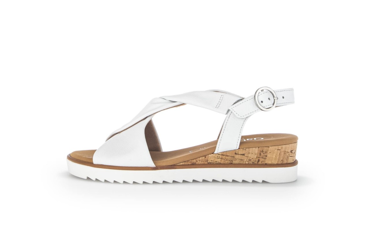 GABOR Komfort Sandalen weiss