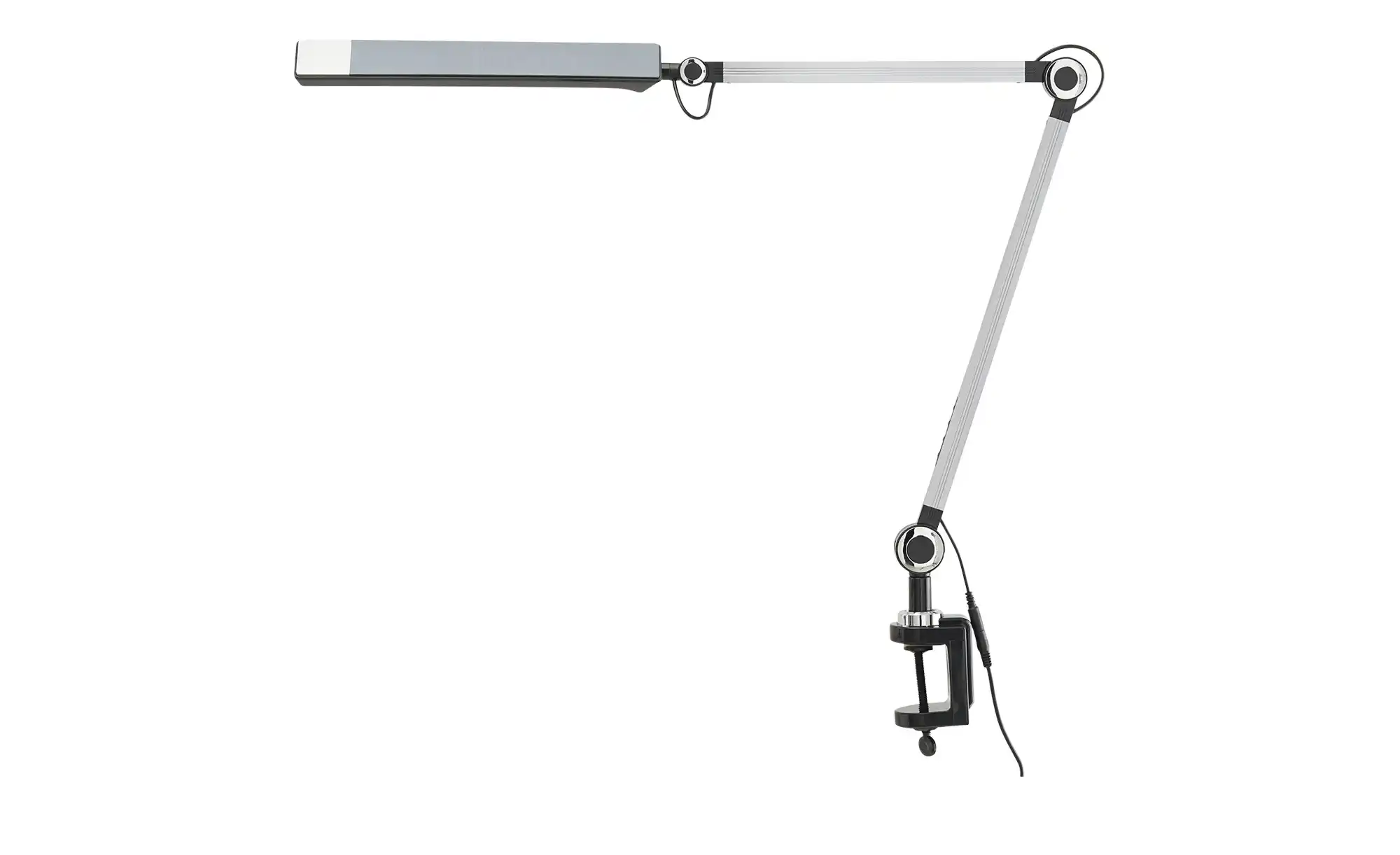 KHG LED-Klemmleuchte, 1-flammig, weiß mit Touchpad