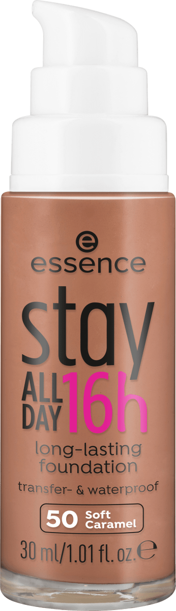 Foundation Stay All Day 16h Long-Lasting 50 Soft Caramel, 30 ml
