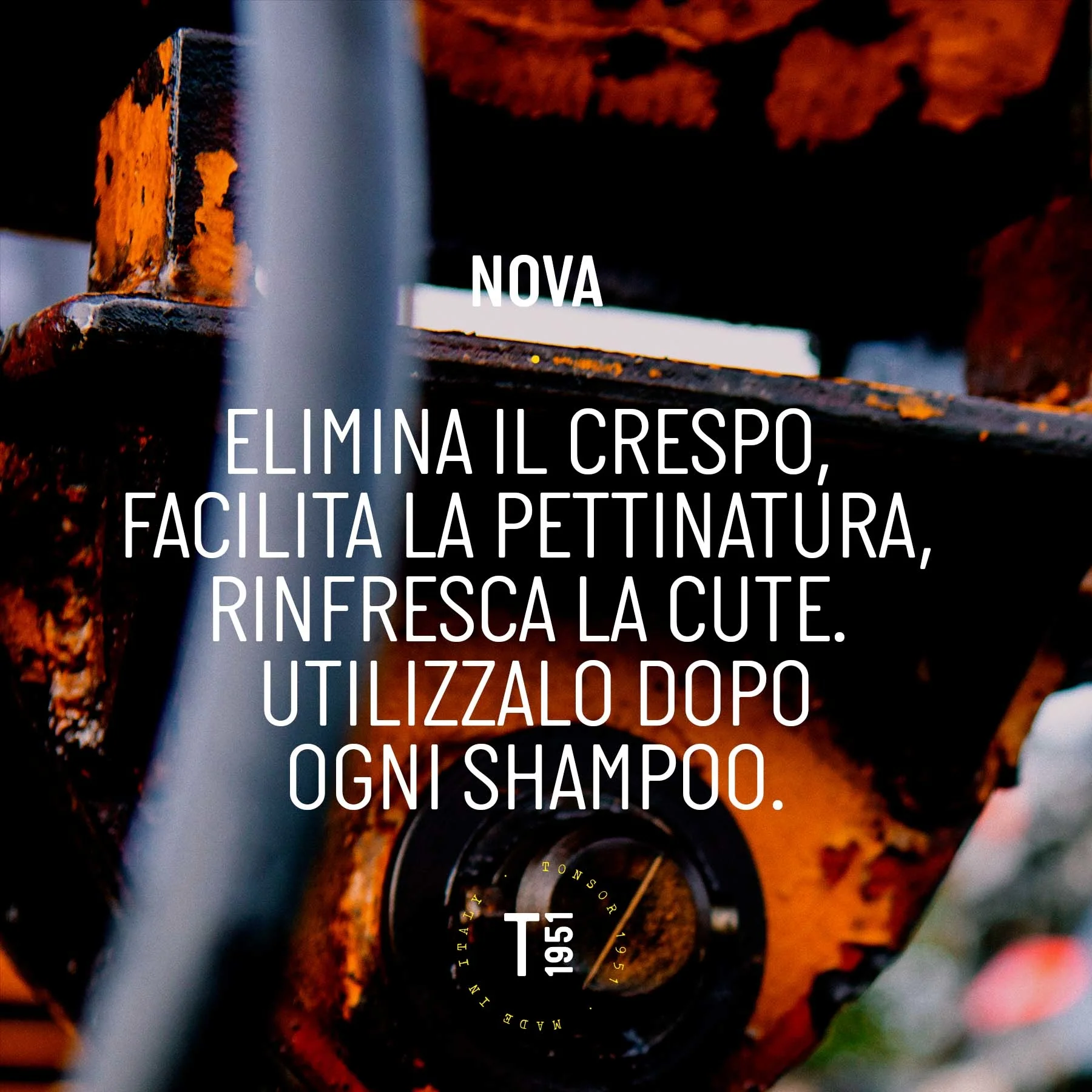 Nova Hair Care - Αναζωογονητικό Conditioner - Μαλακτική Κρέμα Μαλλιών για Πειθαρχημένους/Κατά του Φριζαρίσματος, Θεραπεία Μαλλιών