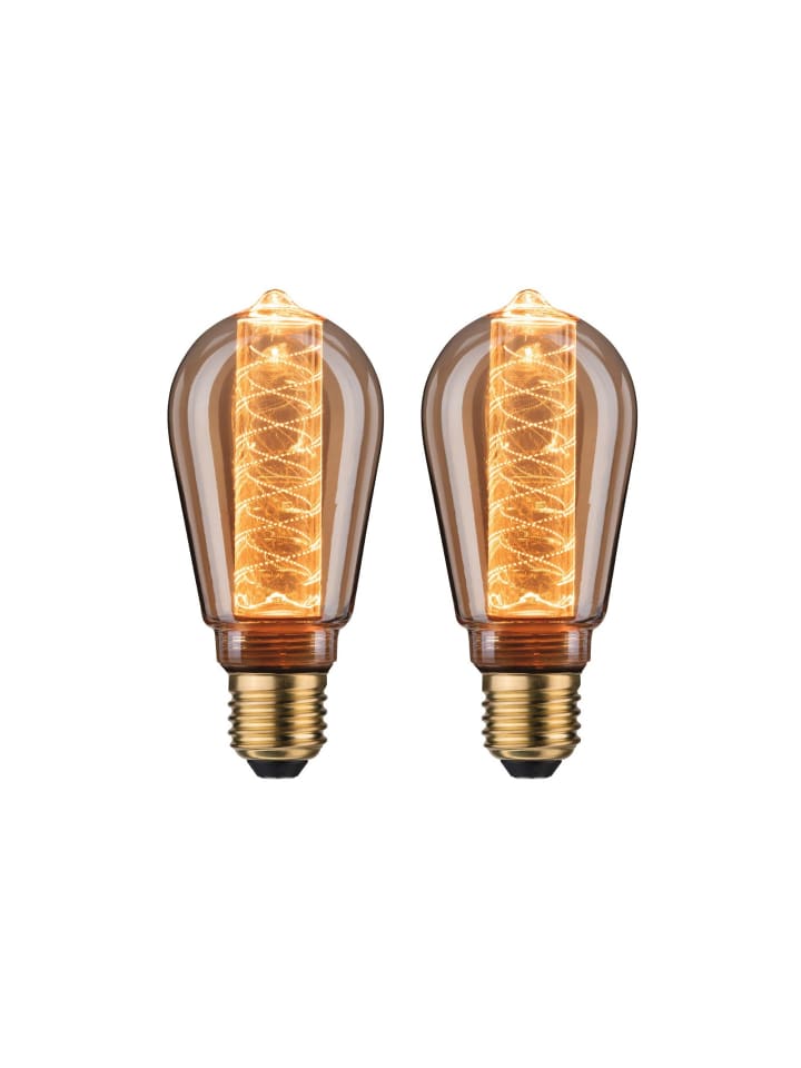 paulmann Leuchtmittel Bundle 2x LED ST64 Innenkorb Spirale günstig kaufen onesize