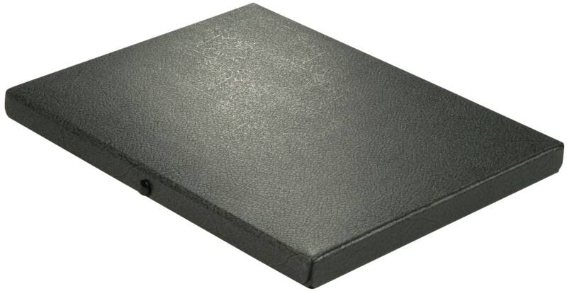 ELBA Dokumentenmappe 31412 DIN A4 Schwarz Karton 24,5 x 2,5 x 31,8 cm