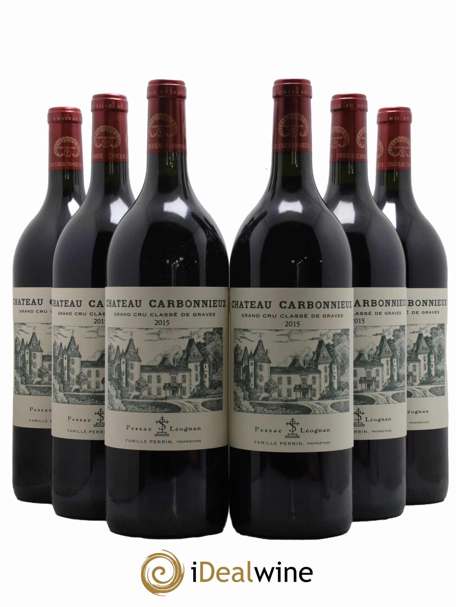 Château Carbonnieux Cru Classé de Graves  2015 - Lot de 6 Magnums
