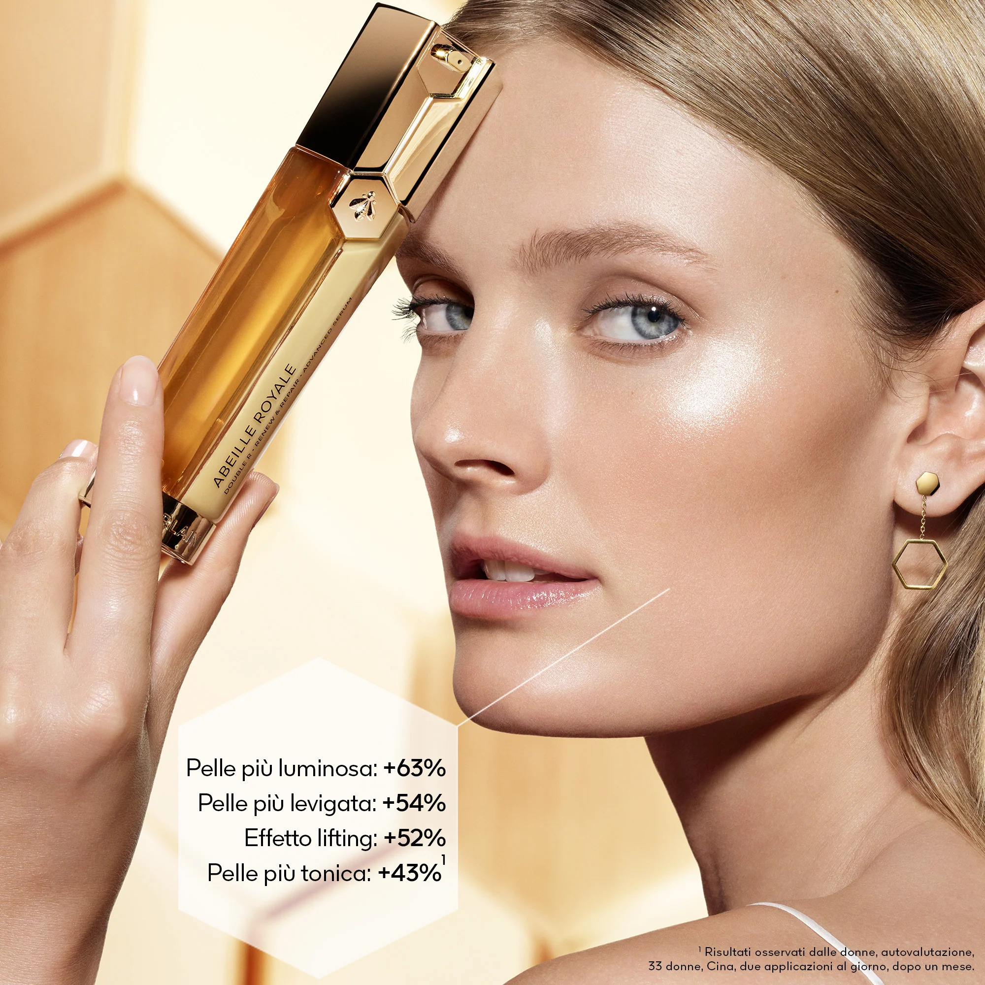 Abeille Royale Double R Renew & Repair Advanced Serum - Lifting Face Serum, Anti-Rugas Face Serum, Global Effect Face Serum