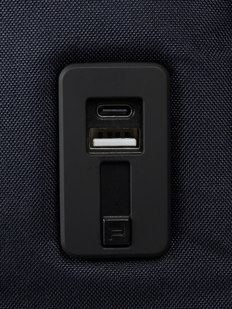 Rucksack mit USB-Anschluss - wasserdicht in dunkelblau