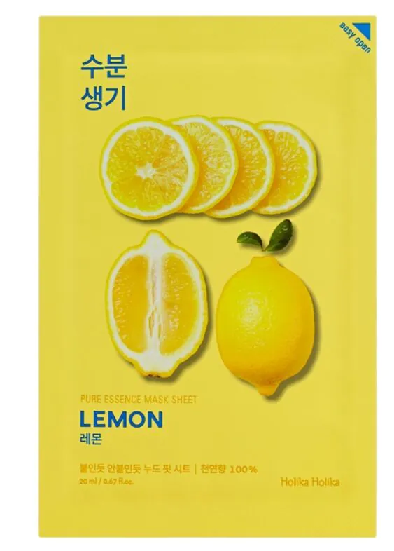 Holika Holika Pure Essence Mask Sheet Citron Ansigtsmaske