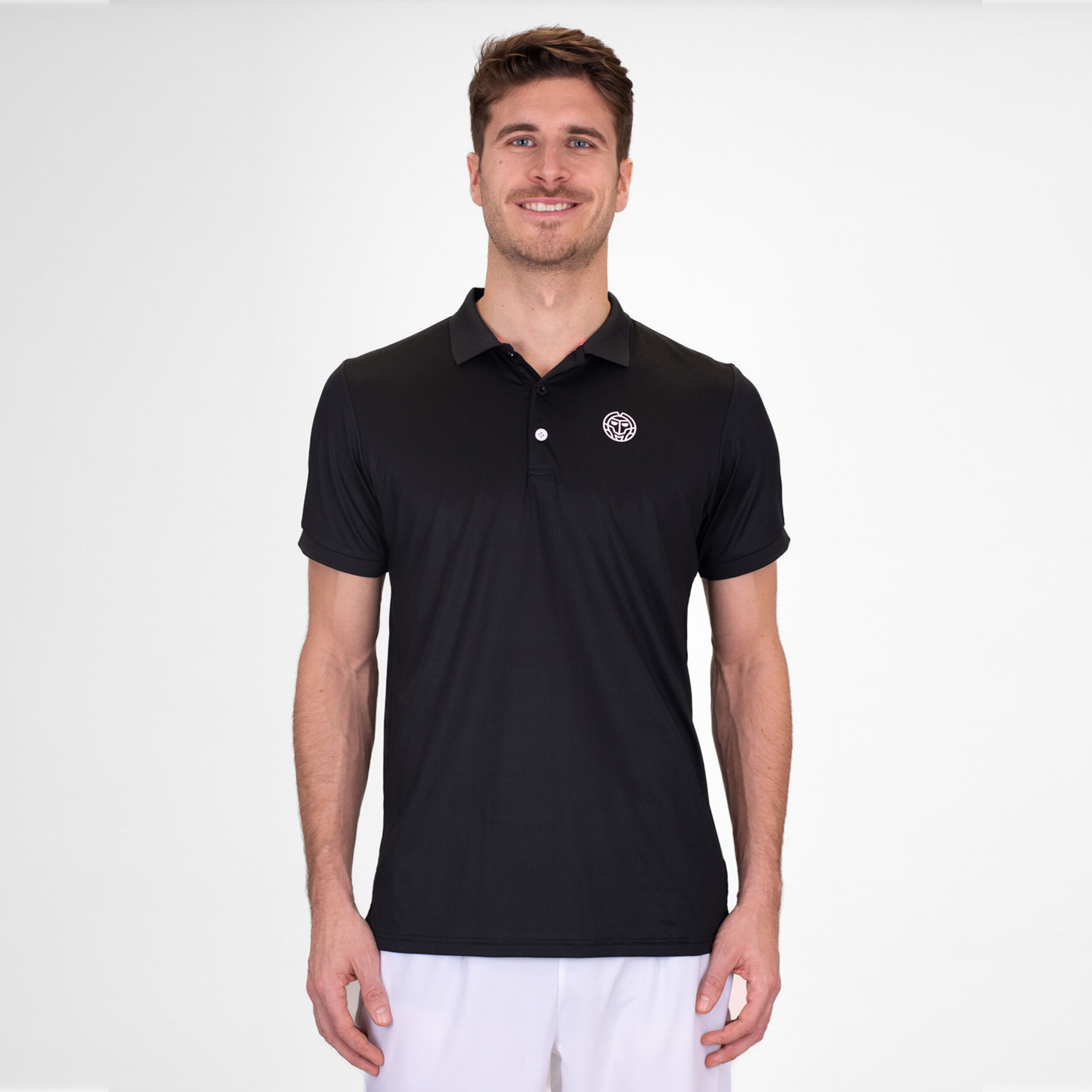 Crew Polo Herren - Schwarz