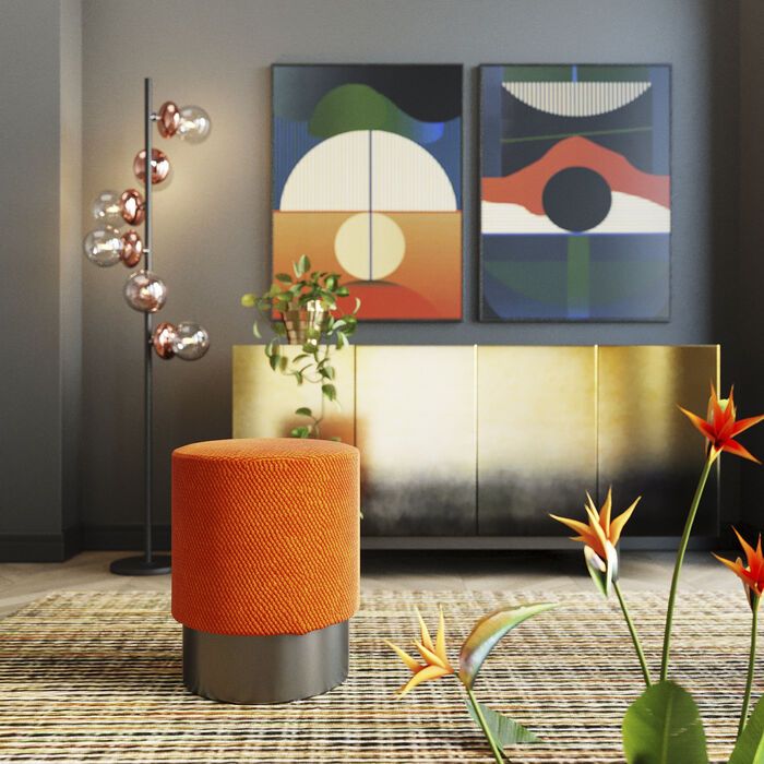 KARE Hocker Jody Orange