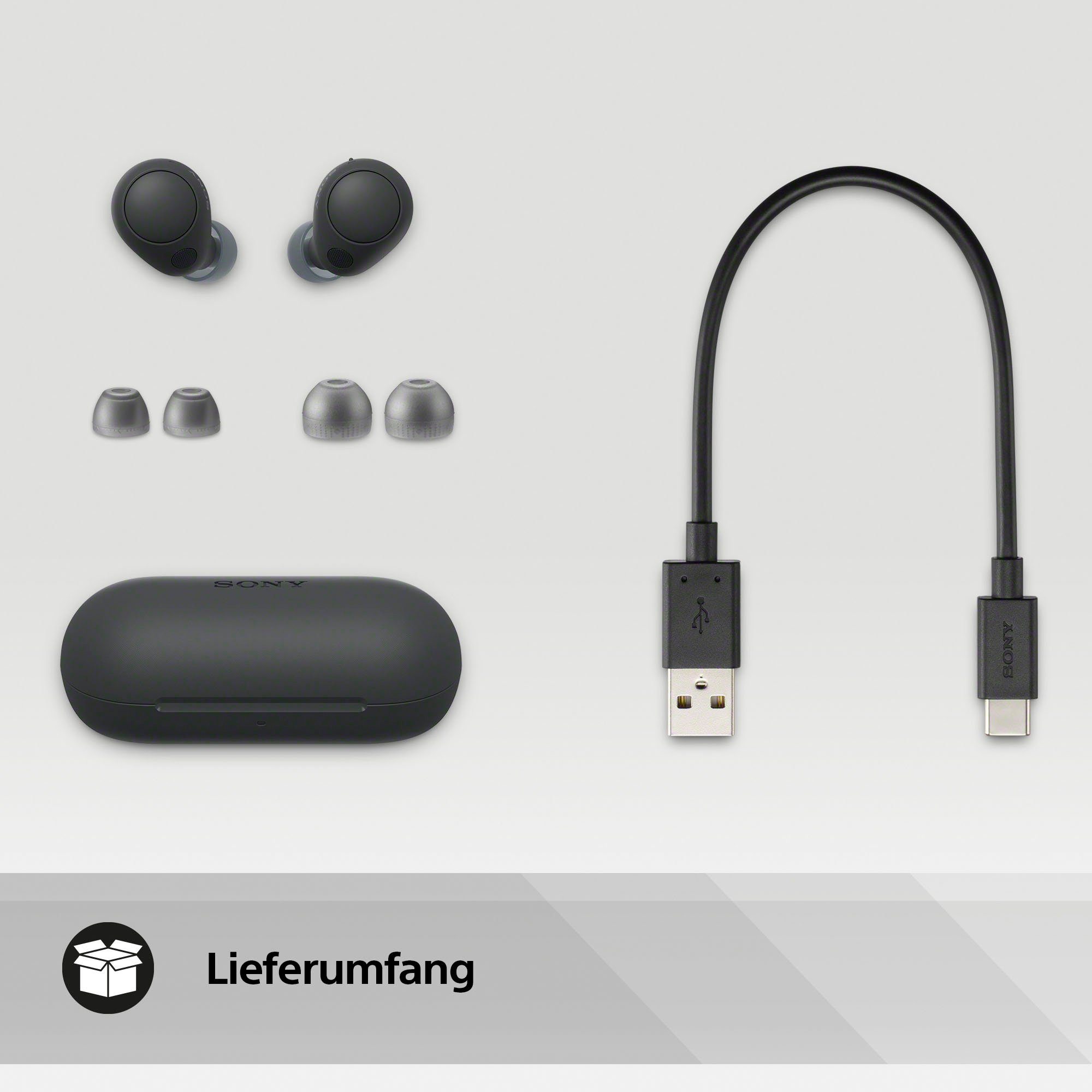Sony WF-C700N In-Ear-Kopfhörer (Noise-Cancelling, Bluetooth, bis 20 Std. Akkulaufzeit, Multipoint Connection)