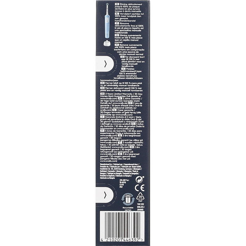 Oral-B Oral-B tannbørste Vitality pro, Vapor blue