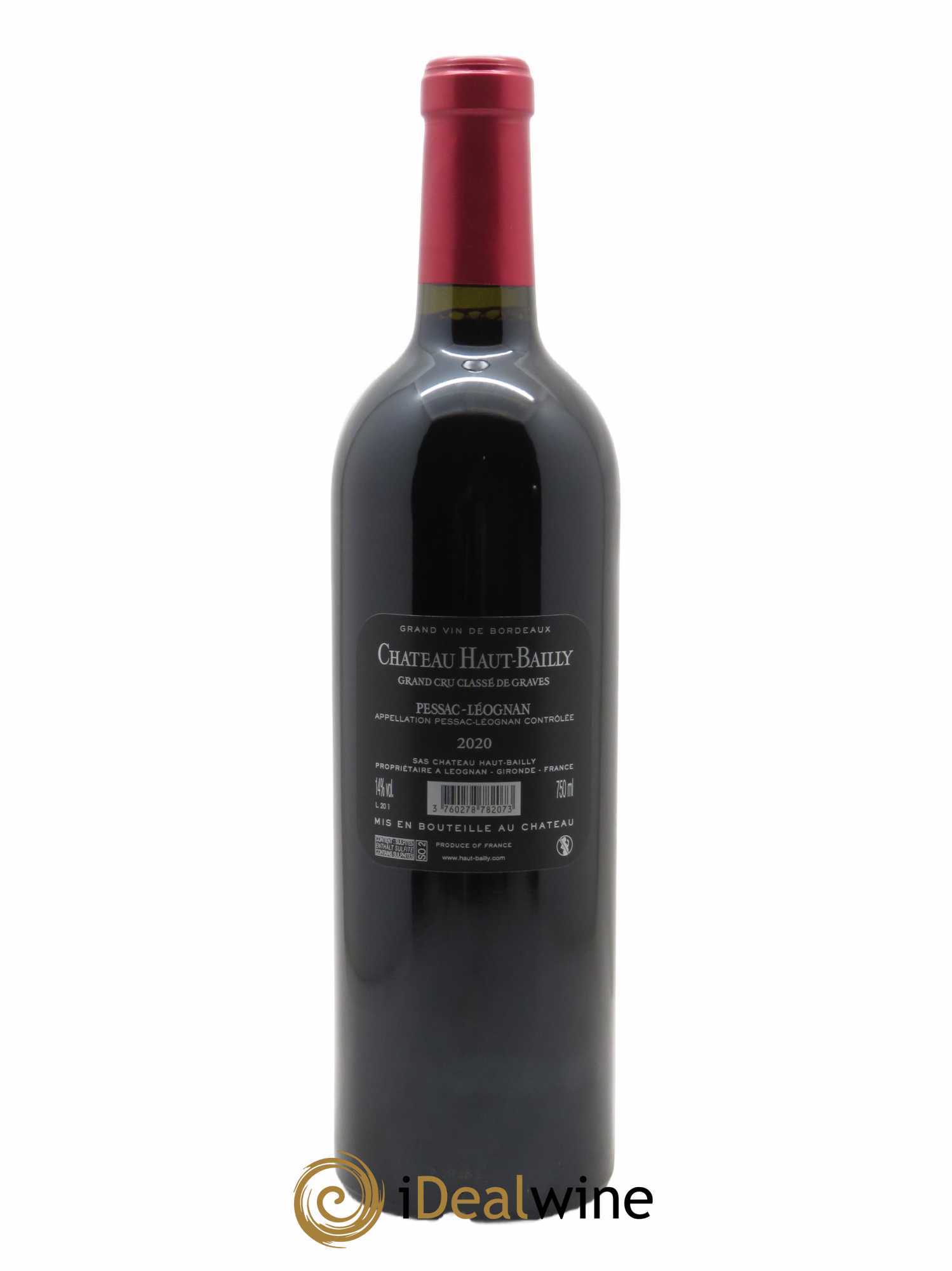 Château Haut-Bailly Cru Classé de Graves (CBO à partir de 6 BTS) 2020 - Lot de 1 Bouteille