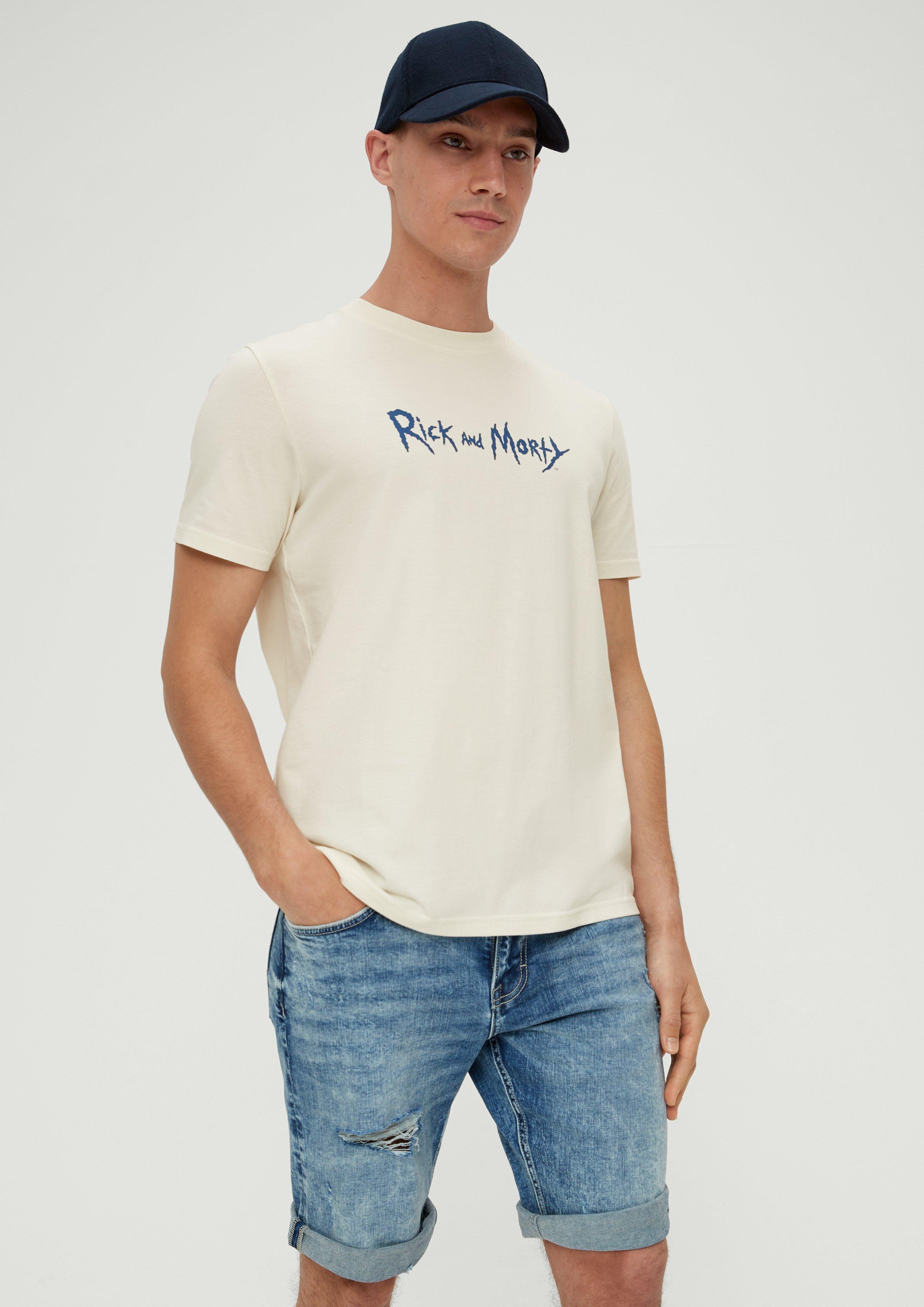 Baumwollshirt mit Grafik-Print  2131634-80D0