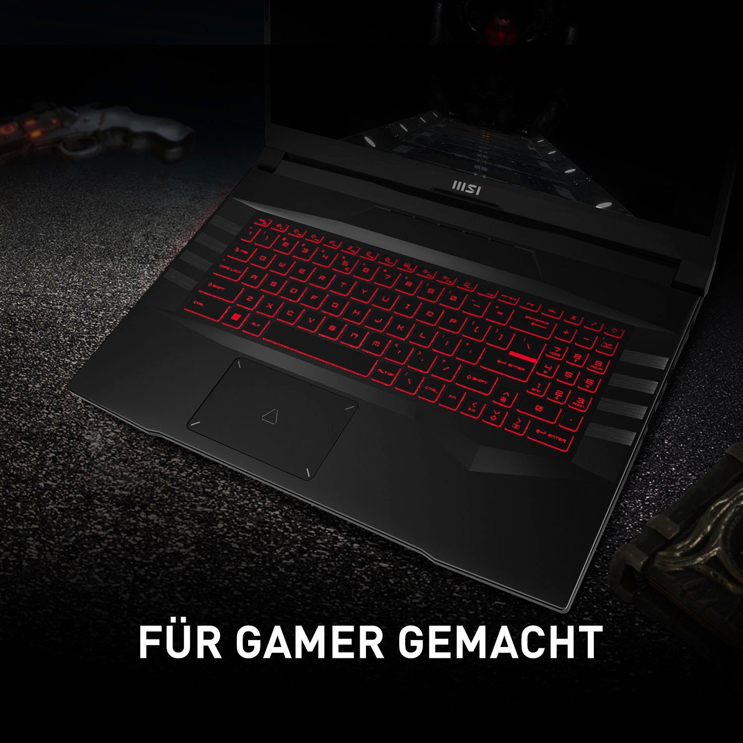 MSI Pulse GL76 12UCK-427 Gaming-Notebook (43,9 cm/17,3 Zoll, Intel Core i5 12500H, GeForce RTX 3050, 512 GB SSD)