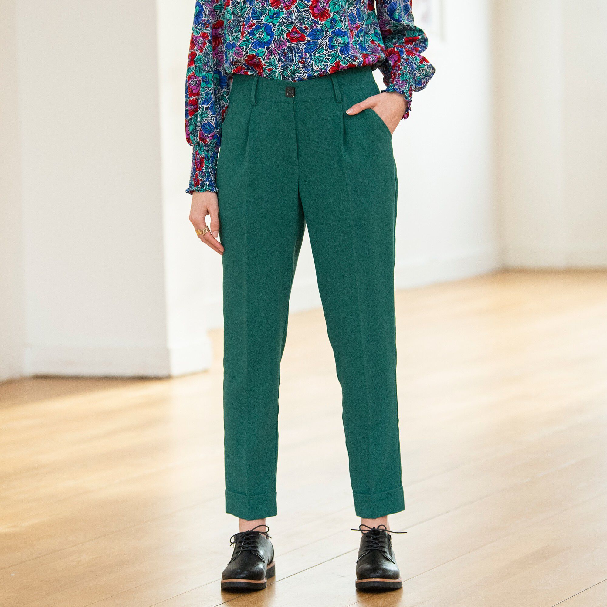 Pantalon 7/8ème fuselé fluide