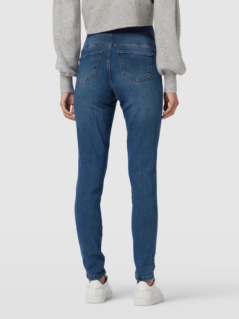 Skinny Fit Umstands-Jeans mit Stretch-Anteil in jeans