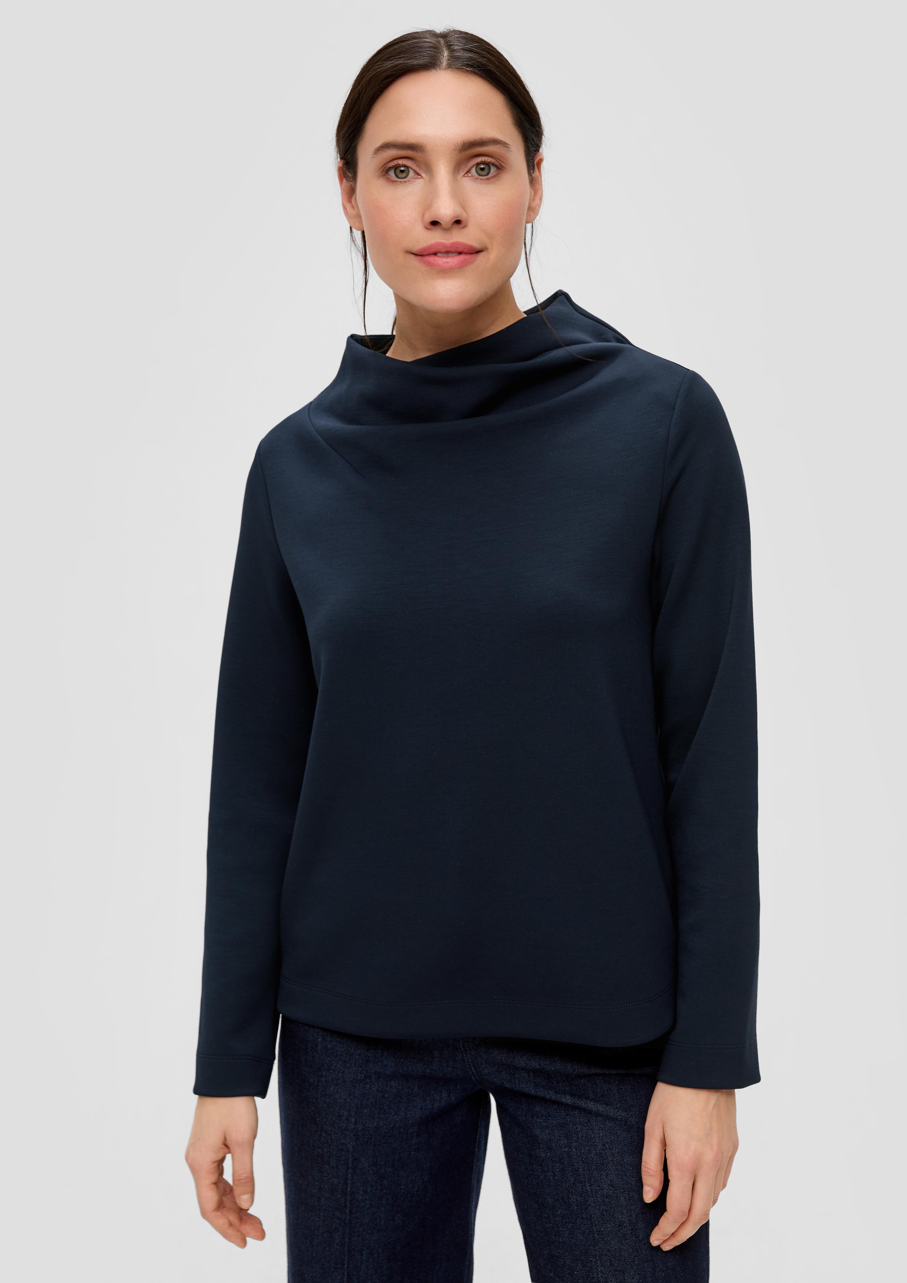 Sweatshirt mit Wasserfall-Kragen  2158165-5959
