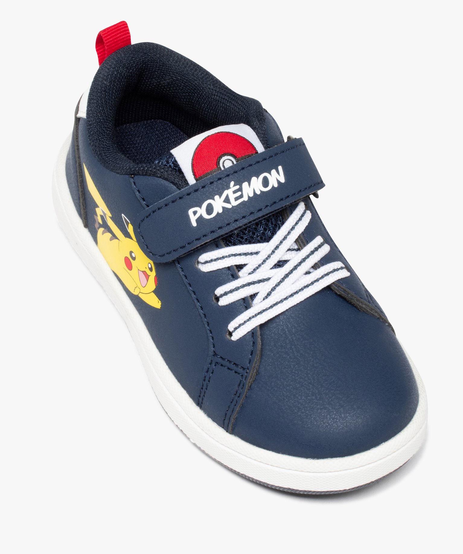 Baskets Garçon à tige basse en matière mate - Pokémon marine | GEMO