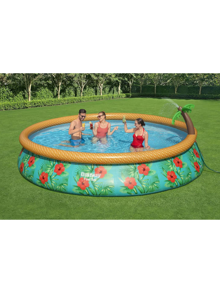 Bestway Fast Set Pool - Paradise Palms (457x84cm) inkl. Filterpumpe in mehrfarbig günstig kaufen onesize