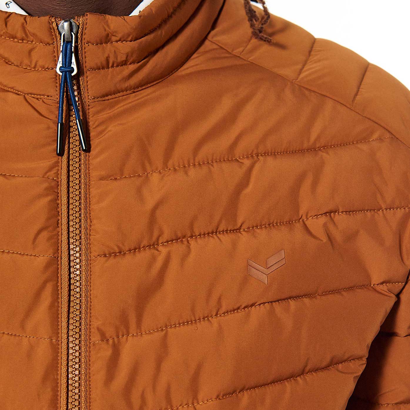 SANO   Doudoune fine orange Homme en 100% polyester recyclé