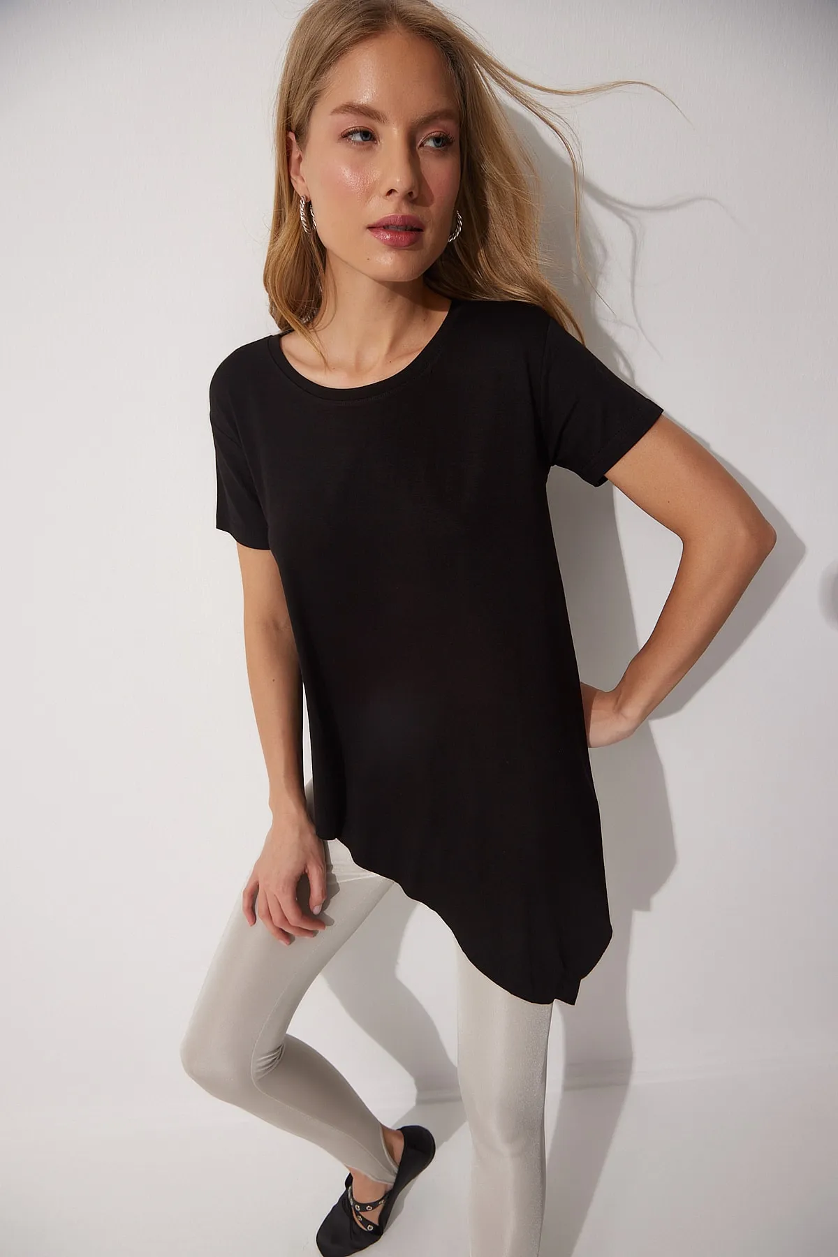 Happiness İstanbul  Tunika - Schwarz - Regular Fit