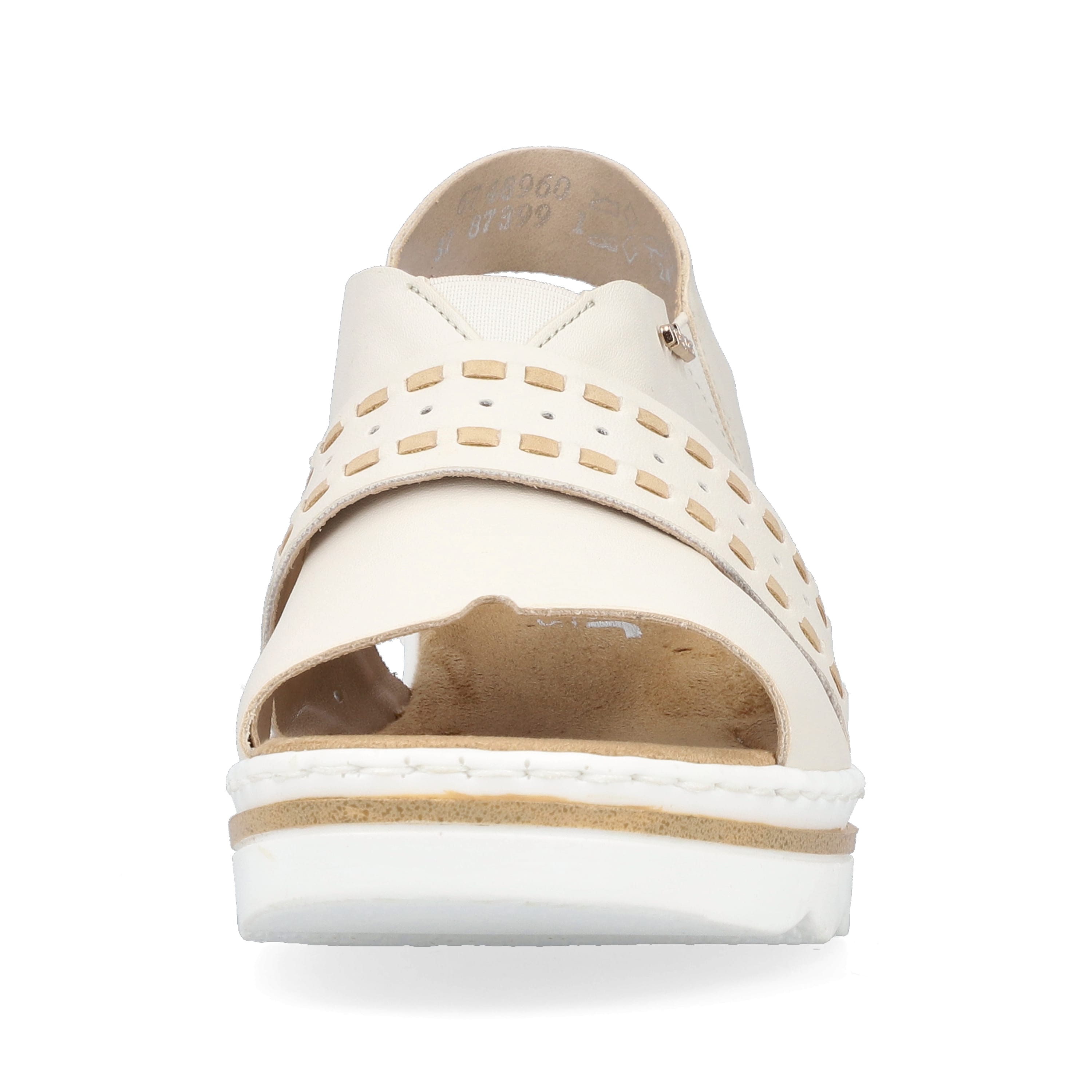 Rieker Damen Keilsandaletten hellbeige