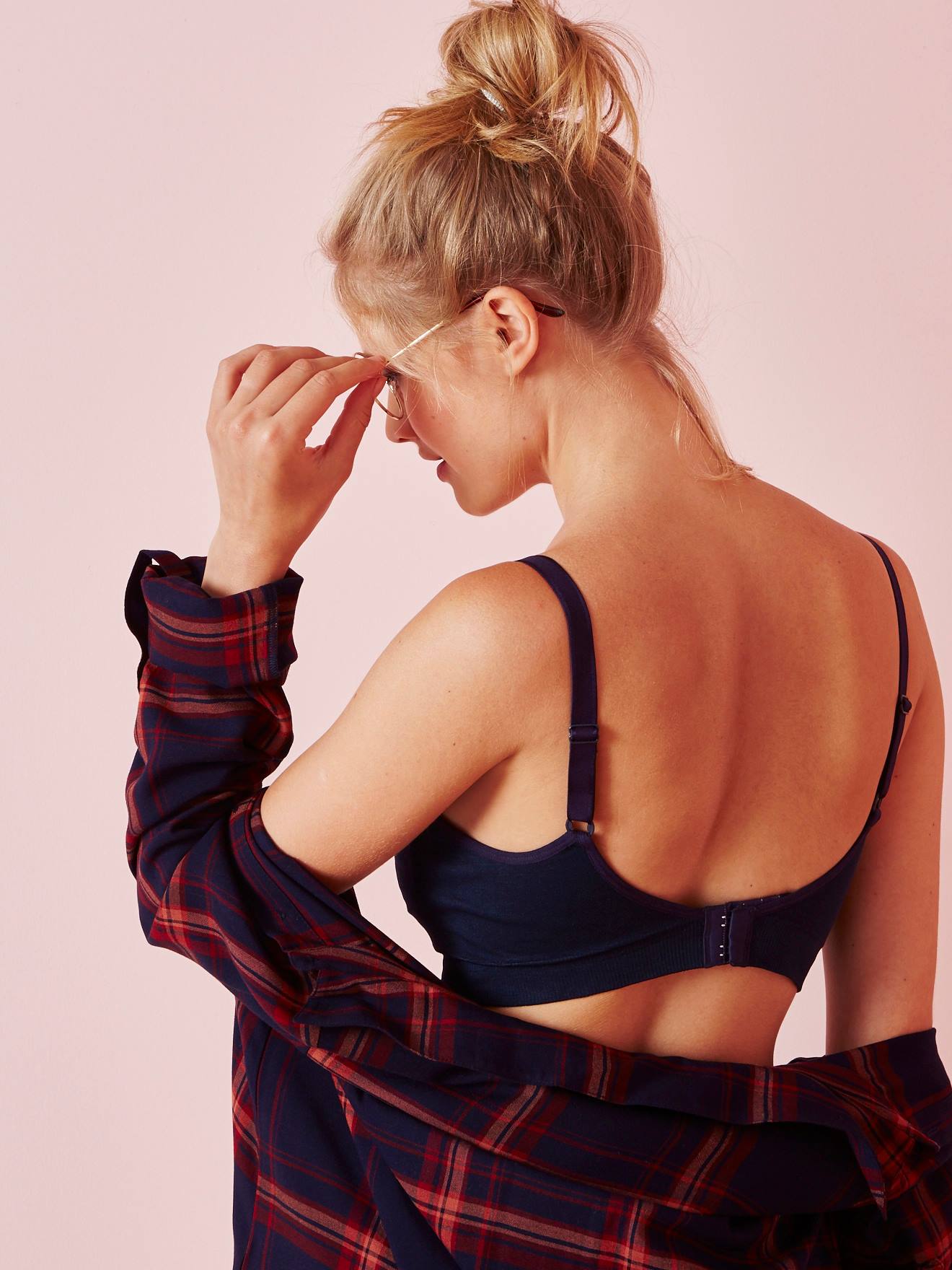 Vertbaudet Bügelloses Still-Bustier, Spitze Oeko Tex - braun
