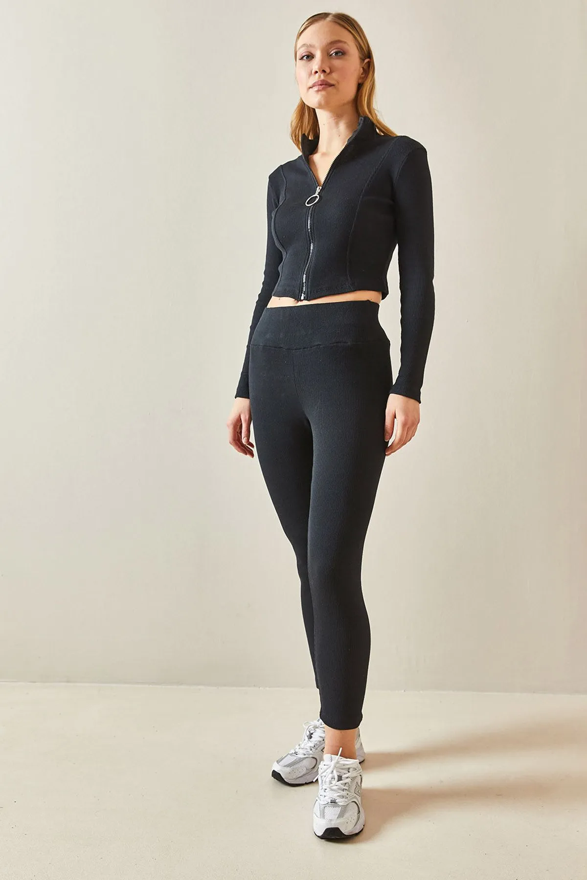 XHAN  Zweiteiler - Schwarz - Regular Fit