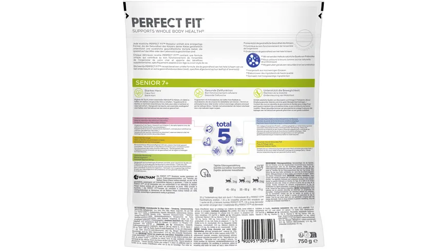 Perfect Fit Katzennassfutter Reich an Huhn Senior 7+ 750 g