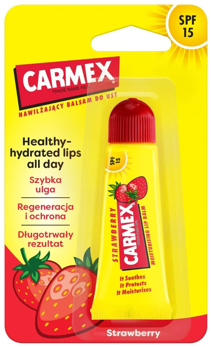 Carmex jordbær læbepomade