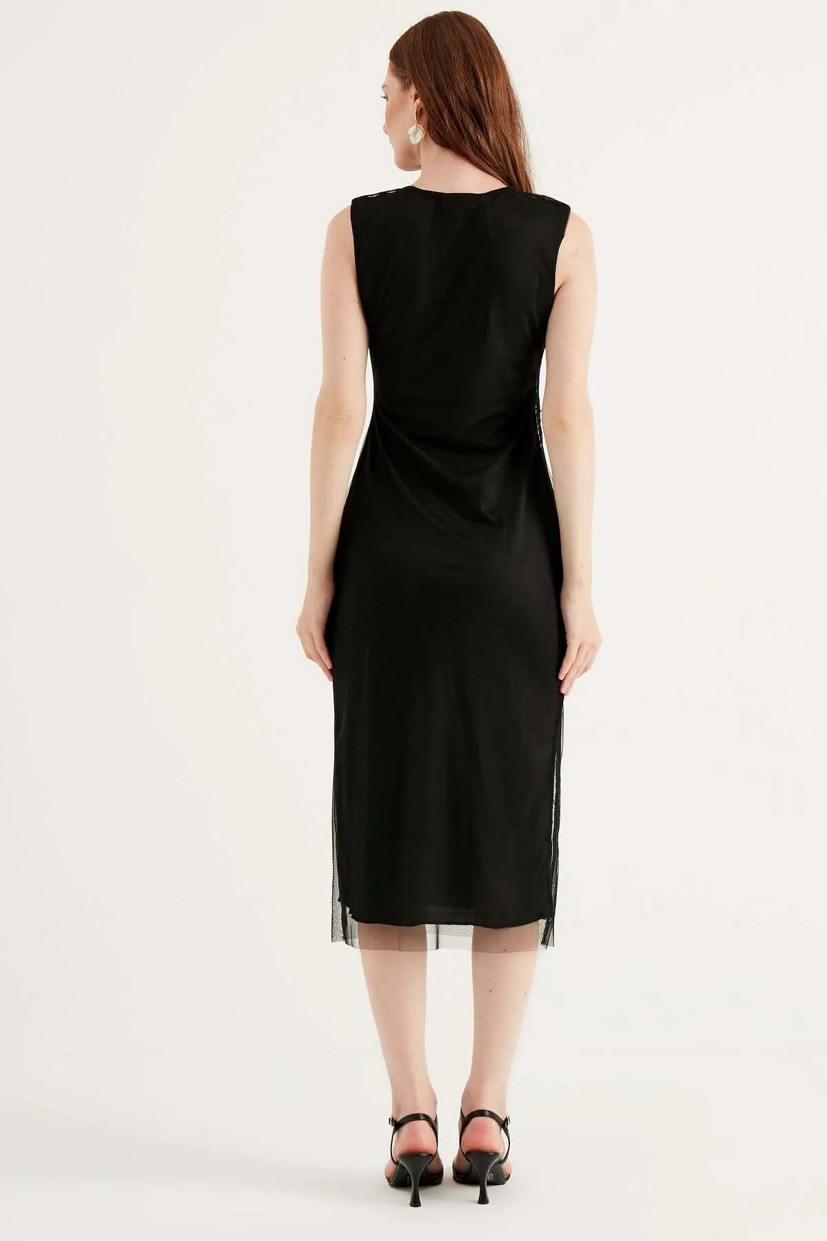 Herita  Ärmelloses Midikleid