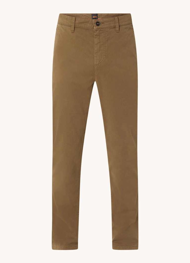 Pantaloni chino slim fit HUGO BOSS cu buzunare laterale