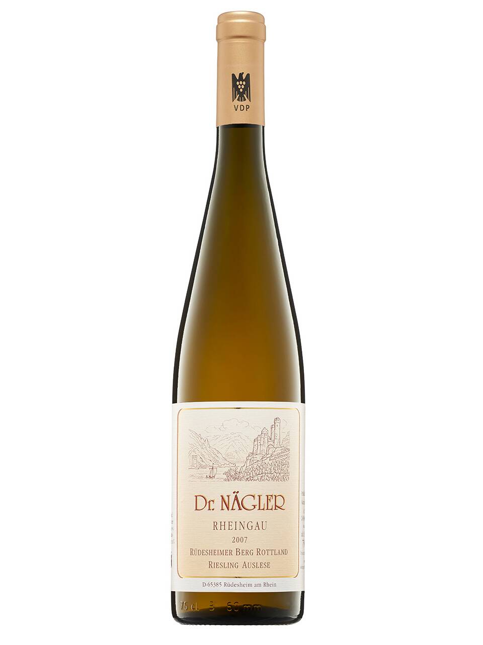 Weingut Dr. Nägler Rüdesheim Berg Rottland Riesling Auslese 2007
