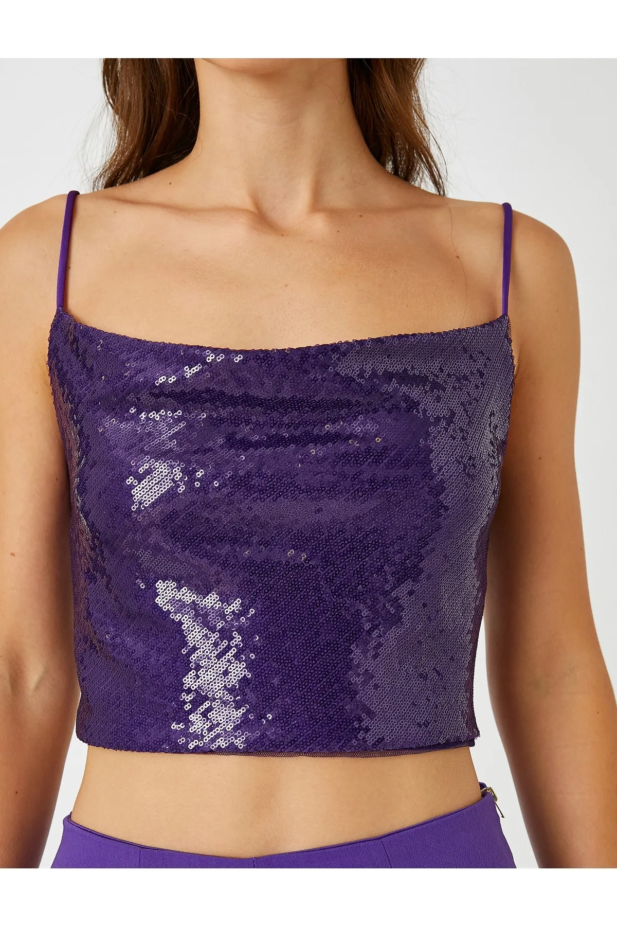 Koton  Bluse mit Paillettenträgern