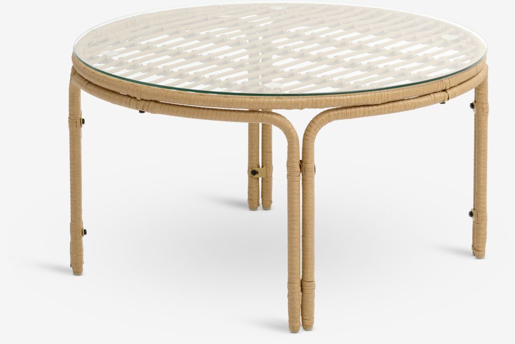 JENNUM Loungetisch JENNUM Ø80xH44 naturfarben