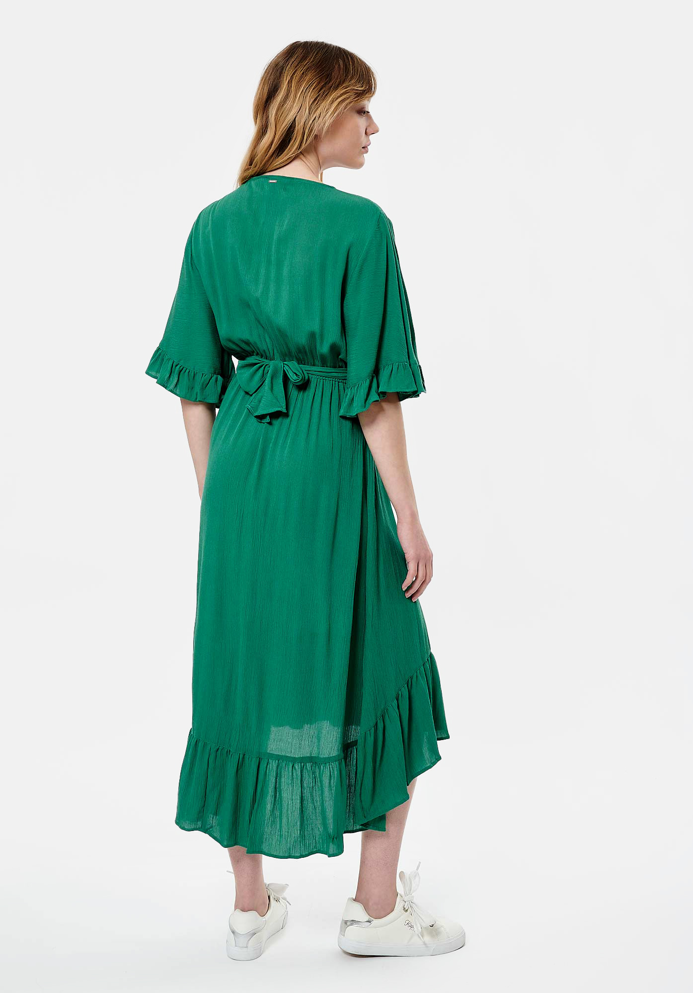 GONG   Robe longue verte Femme