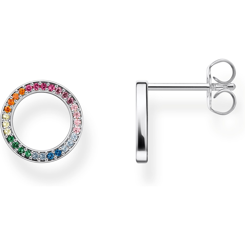 Thomas Sabo Boucles d'oreilles à fermoir à poussette 925 Argent Boucles d'oreilles