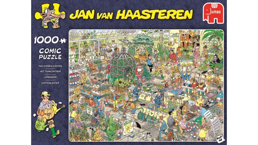 Jumbo Spiele - Jan van Haasteren - Das Gartencenter, 1000 Teile