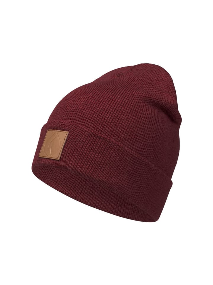 Occulto Winter Mütze Beanie Braun Label Bordeaux Red günstig kaufen onesize