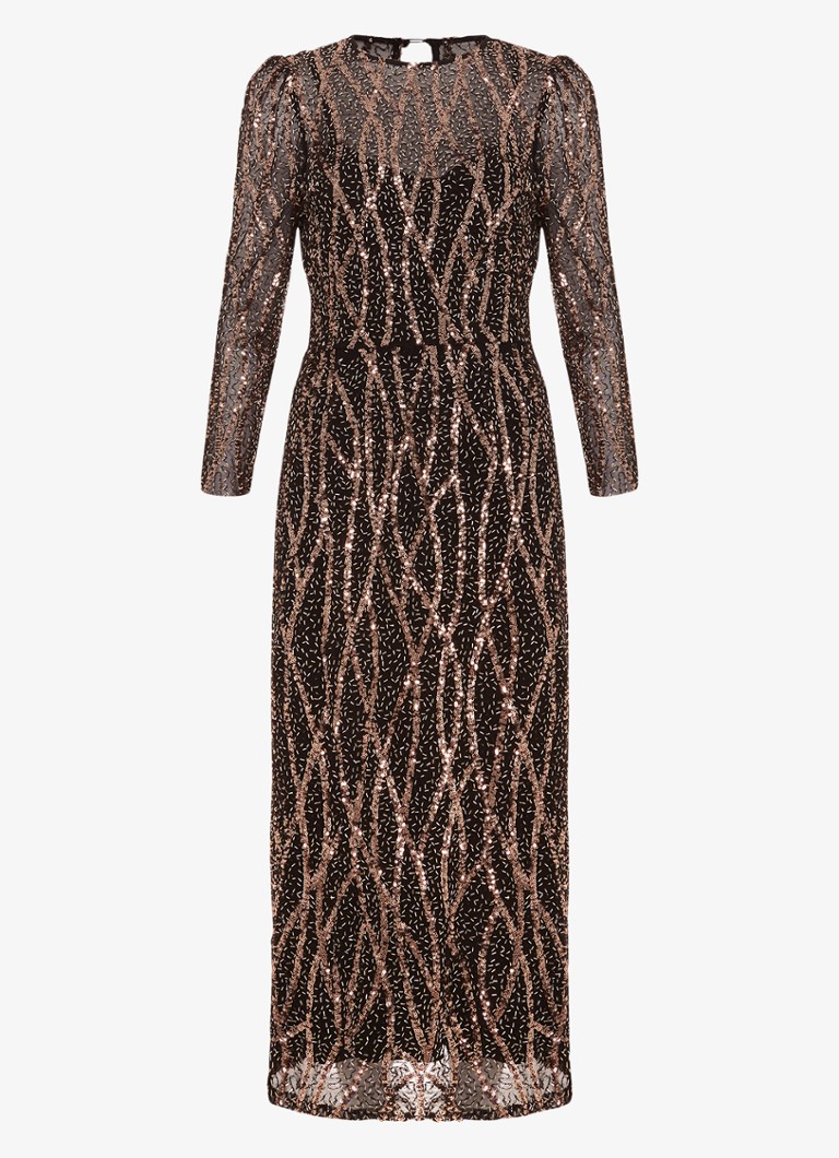 Vestido midi Kaleigh de Phase Eight con lentejuelas