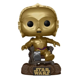 Star Wars Return of the Jedi 40th Anniversary POP! Vinyl Figur - C3P0 in Chair
