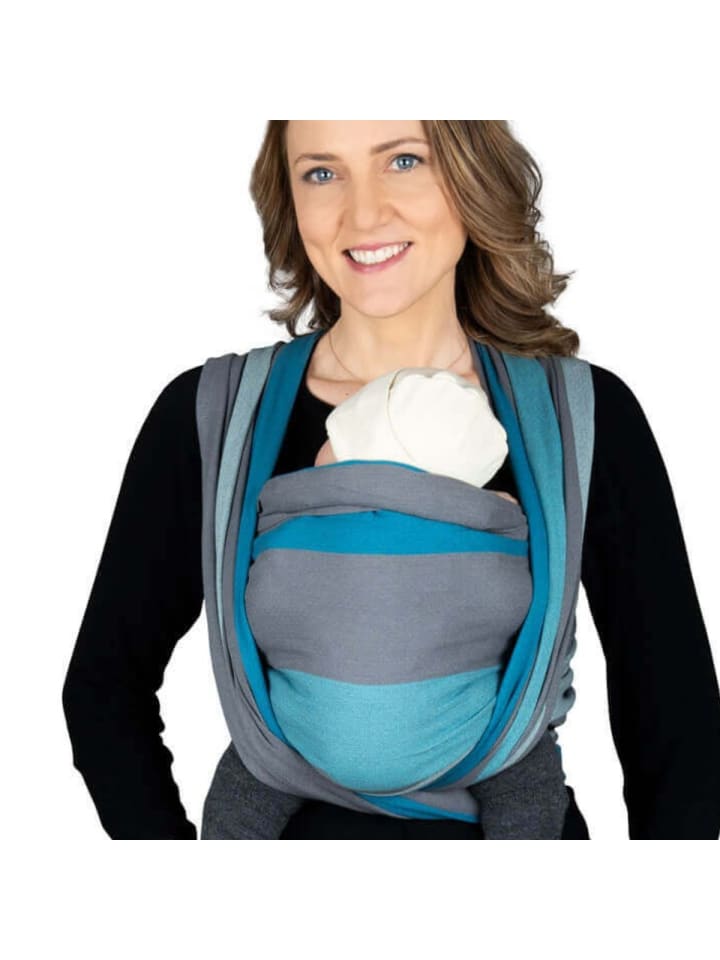 Hoppediz Babytragetuch Gewebtes Tragetuch in Brighton günstig kaufen 5,40 x 0,70 m