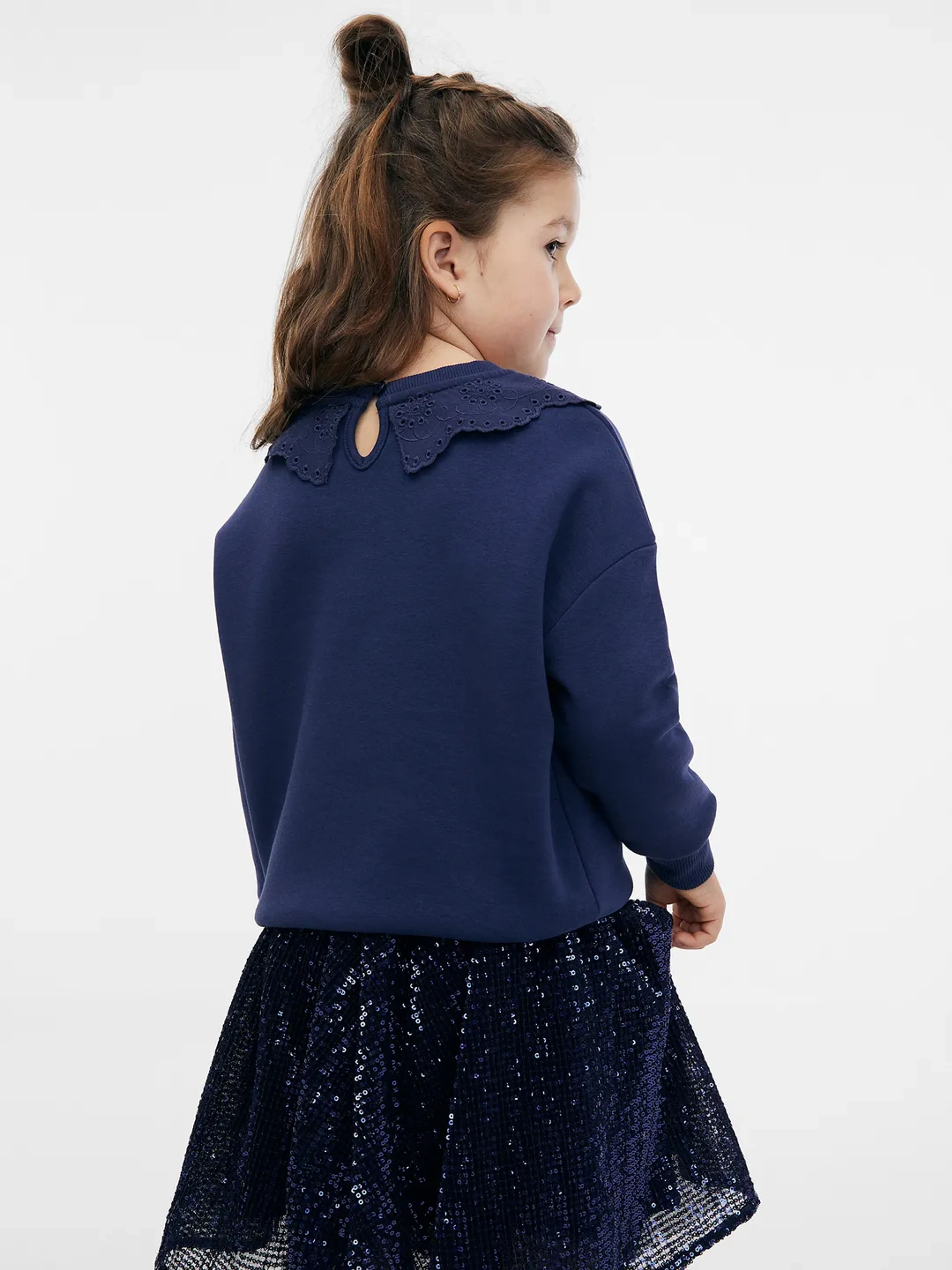 Dunkelblaues Mädchen-Sweatshirt ORSAY