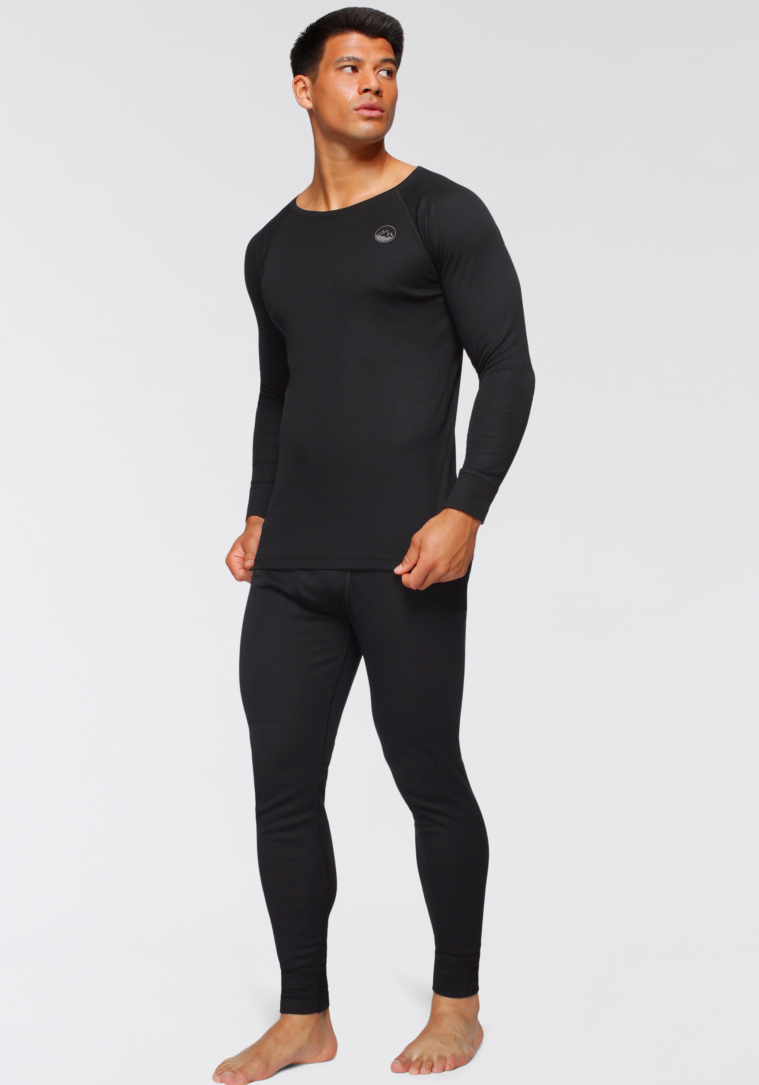 Polarino Thermounterhemd (Set, mit Thermounterhose) 